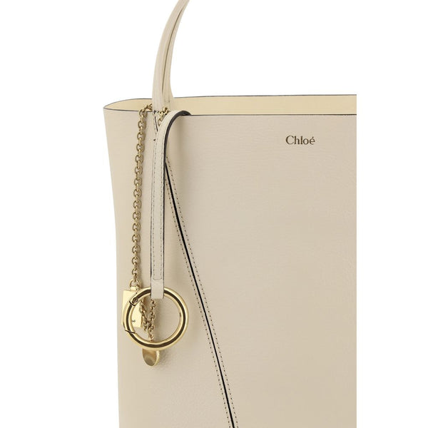 Beige Calf Leather Bos Taurus Shoulder Bag