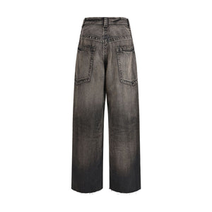 Black Cotton Jeans Denim