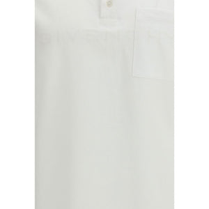 White Cotton Polo Shirt
