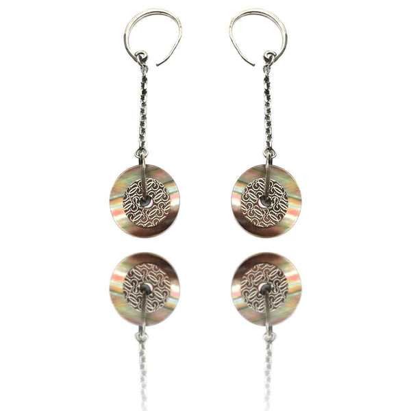 Silver Stainless Steel Earrings