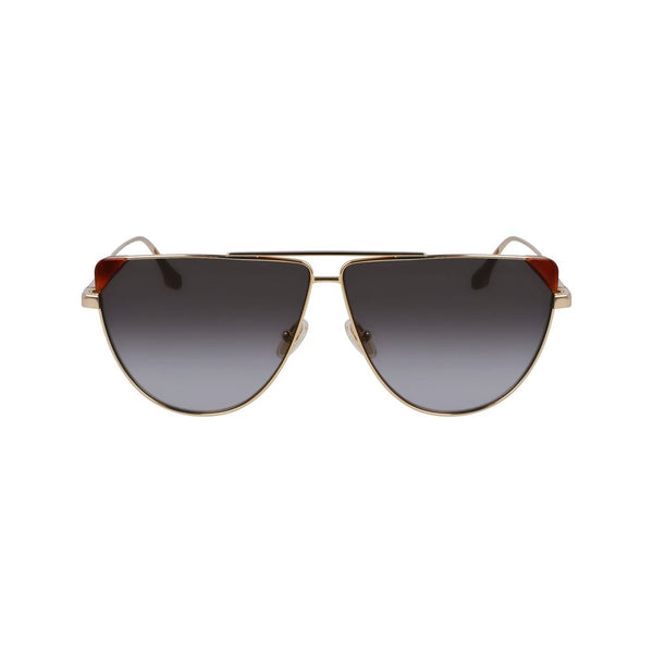 Brown Metal Sunglasses