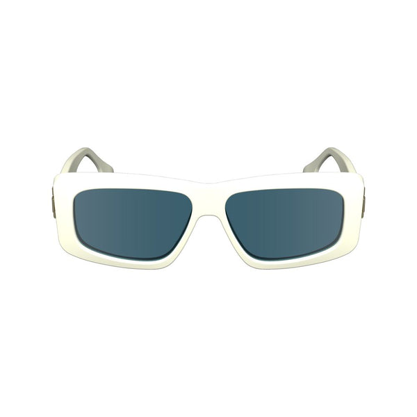 White Acetate Sunglasses