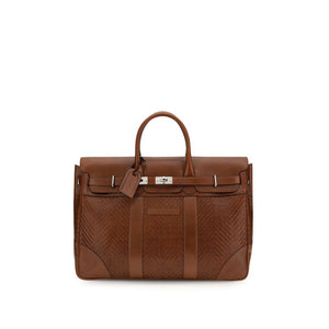 Brown Calf Leather Bos Taurus Backpack