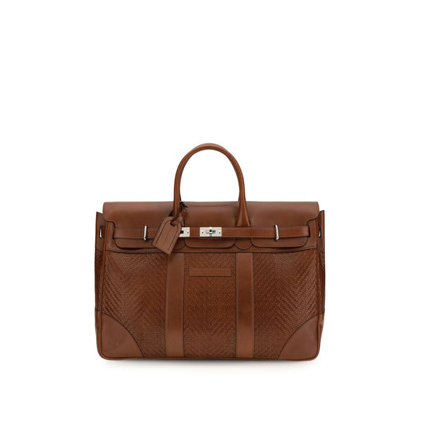 Brown Calf Leather Bos Taurus Backpack