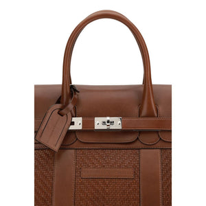 Brown Calf Leather Bos Taurus Backpack