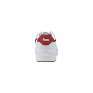 White Leather Low Top Sneakers