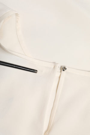 White Embellished Crystal Sequin Fairy  Top