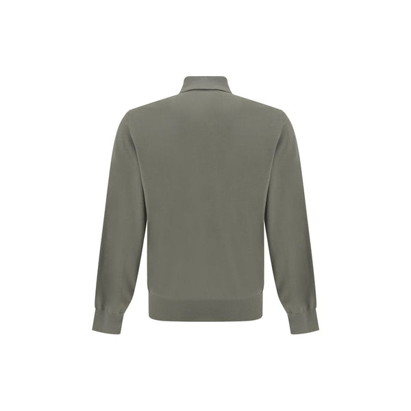 Bicolor Cotton Shortsleeve Shirt