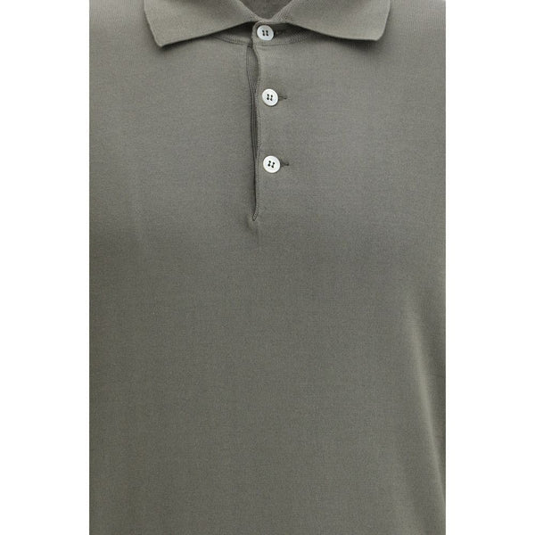 Bicolor Cotton Shortsleeve Shirt