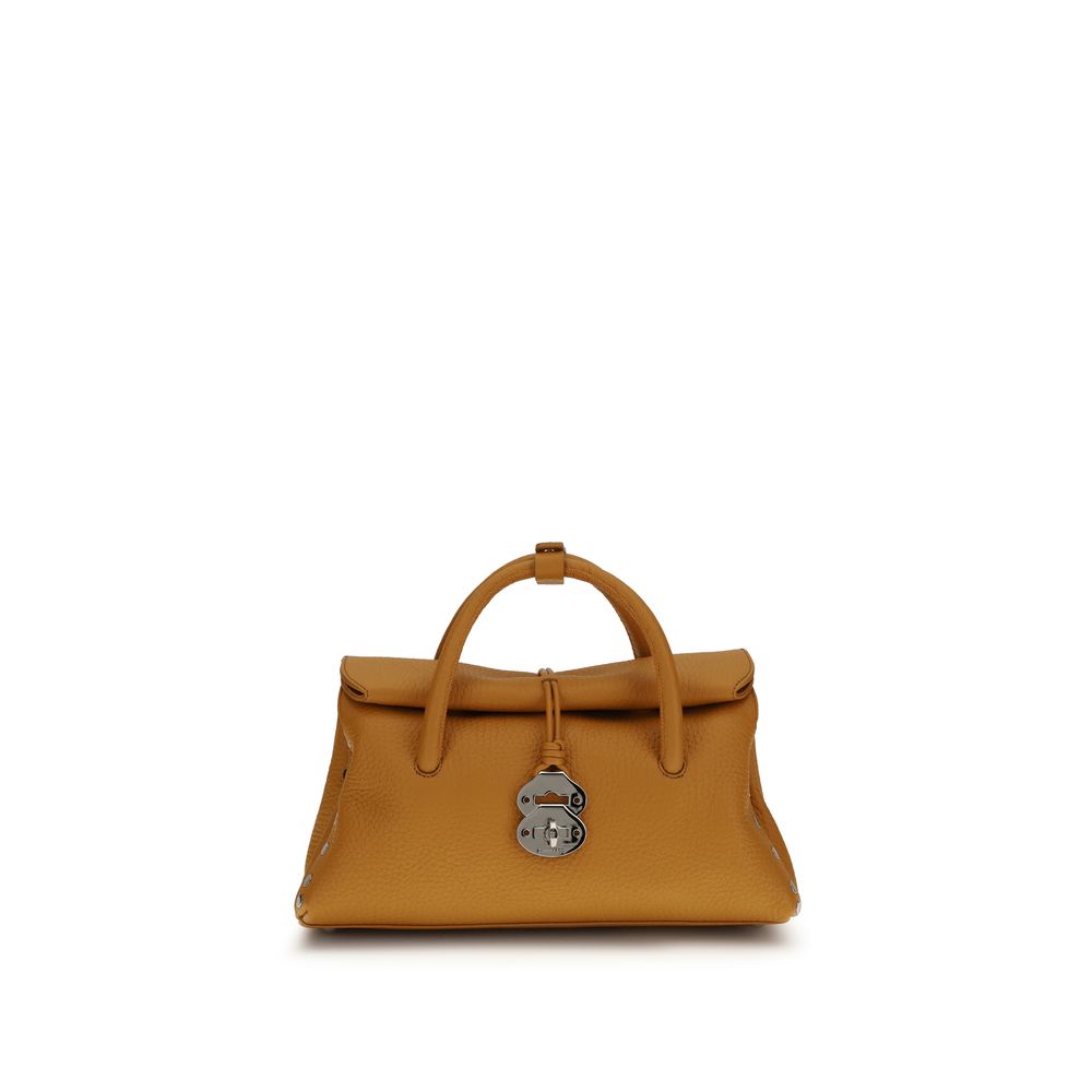 Beige Calf Leather Bos Taurus Shoulder Bag