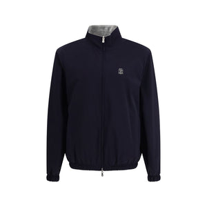 Blue Polyamide Shell Jacket