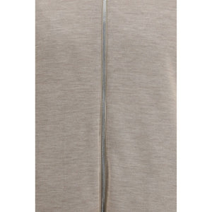 White Polyamide Full-Length Jacket