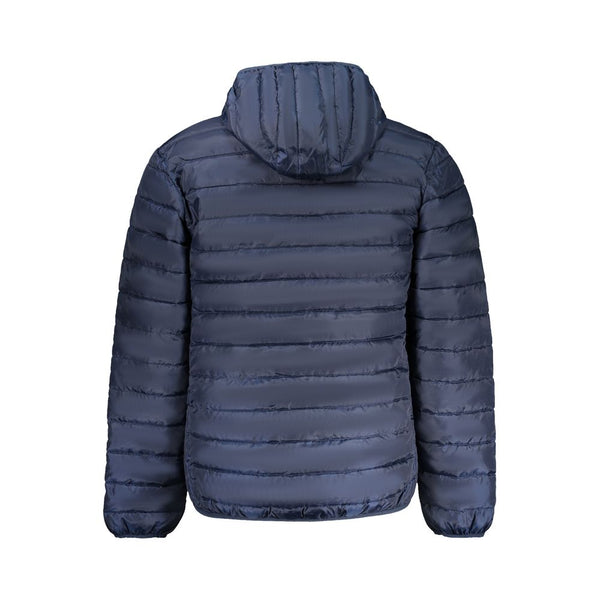 Blu Polyester Men's Jacket