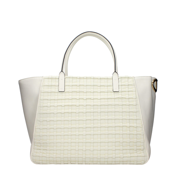 Beige Leather Handbag