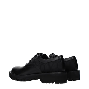 Black Leather Oxfords And Derbies
