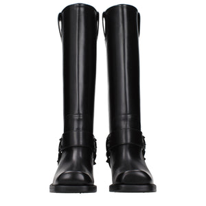 Black Leather Boots