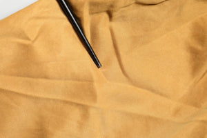 Beige Tapered Mid Waist Chino Casual Trouser Pants