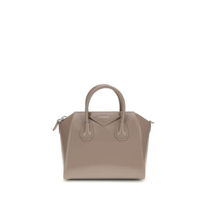 Gray Calf Leather Bos Taurus Shoulder Bag