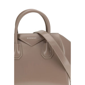 Gray Calf Leather Bos Taurus Shoulder Bag