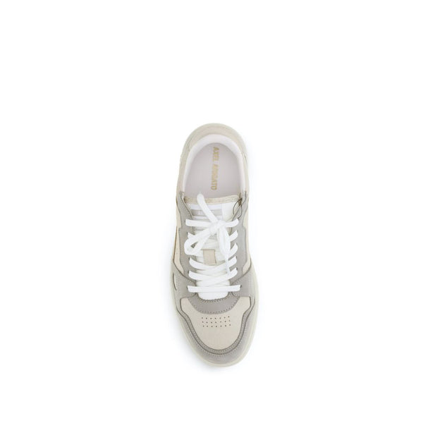 Gray Calf Leather Bos Taurus Athletic Sneakers