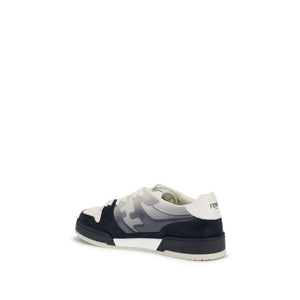 Multicolor Calf Leather Bos Taurus Low Top Sneakers