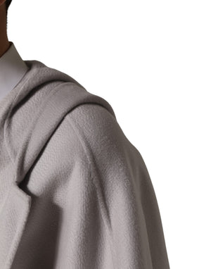 Off White Belted Long Trench Coat Men Jacket