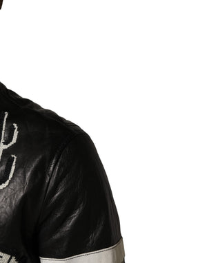 Black Guns n' Roses FullZip Men Biker Jacket