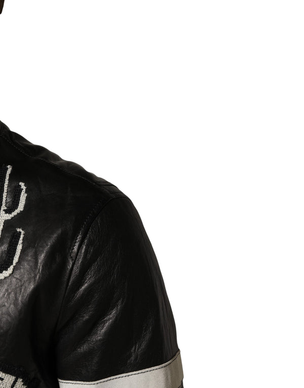 Black Guns n' Roses FullZip Men Biker Jacket