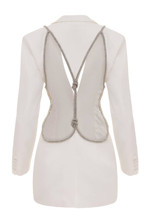 Belle Backless Diamond Blazer