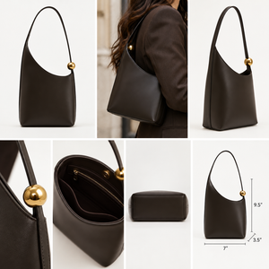The Sloane Luxe Asymmetrical Shoulder Bag