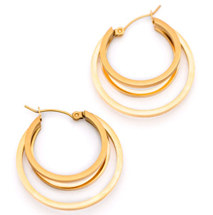 Get In Line Hoop Earrings