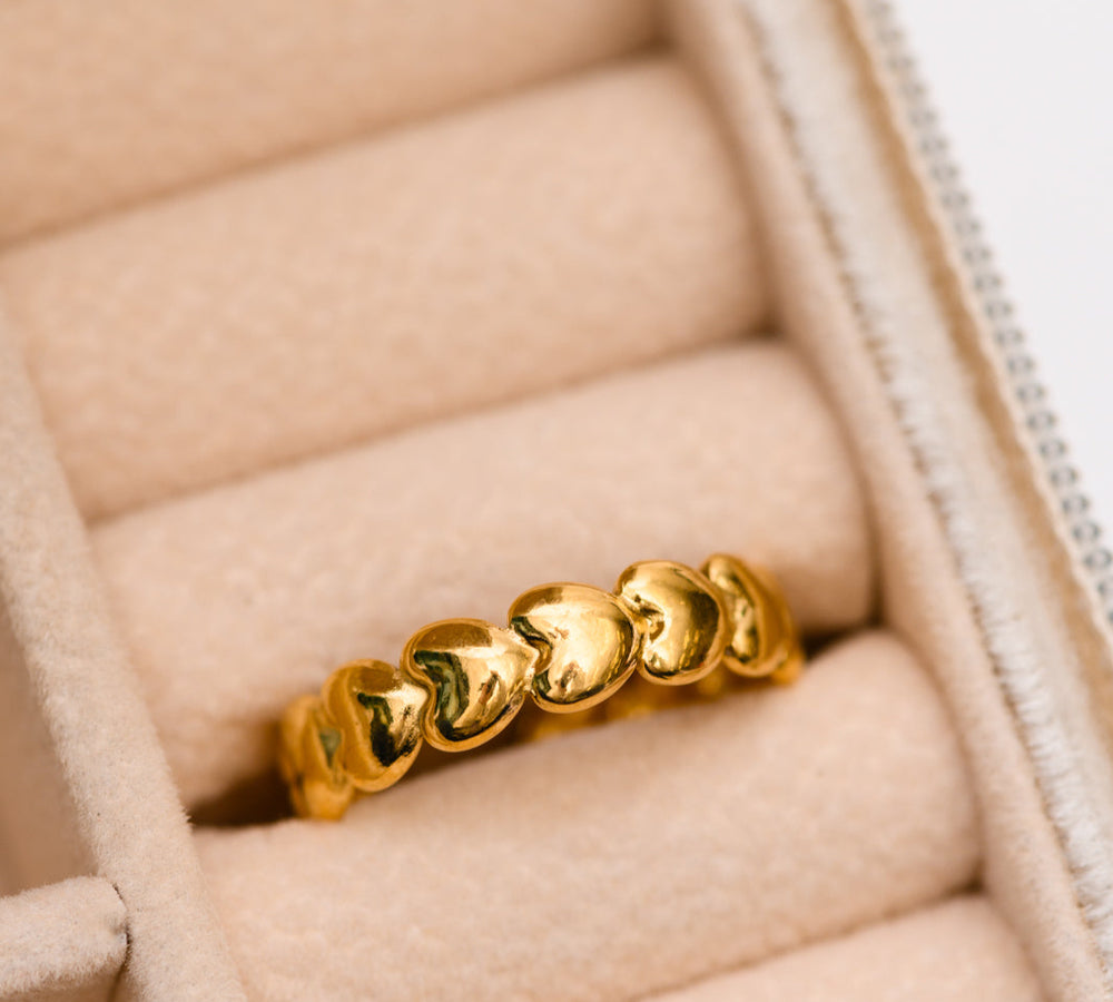 Hearts on Hearts Ring