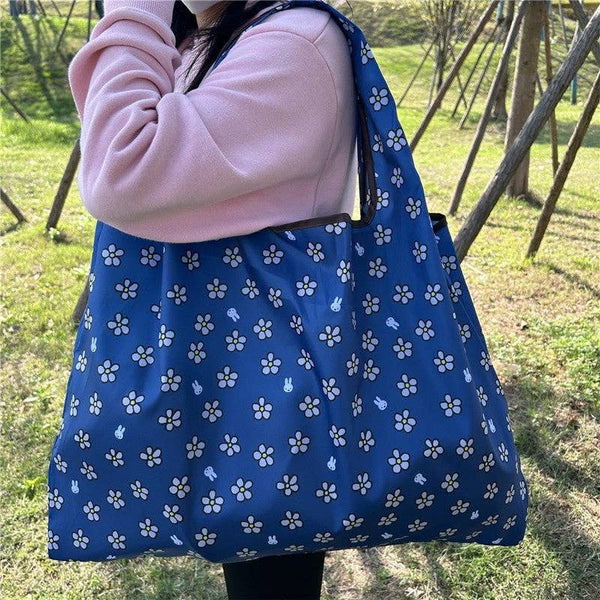 Creative Printed Foldable Single-Shoulder Shopping Bag