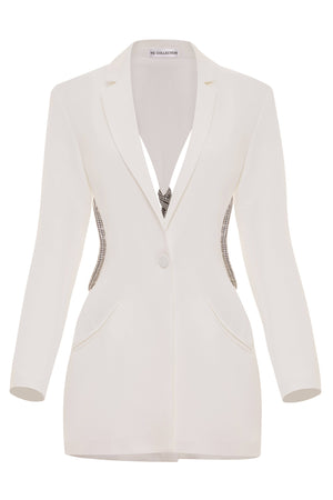 Belle Backless Diamond Blazer
