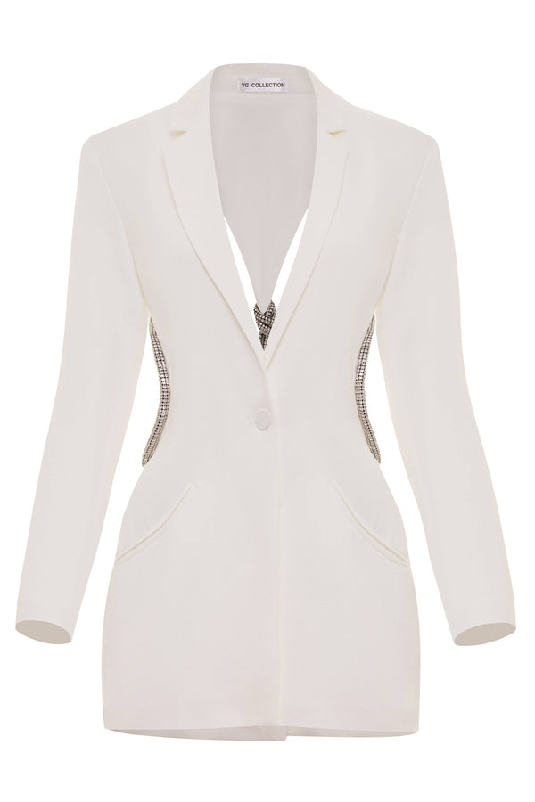 Belle Backless Diamond Blazer
