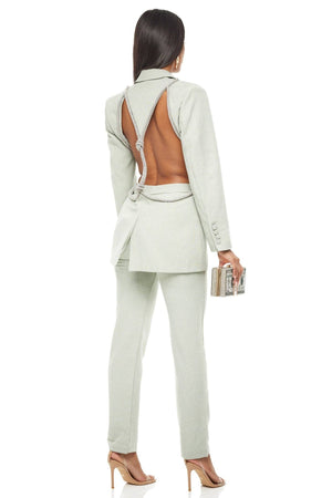 Belle Backless Diamond Blazer