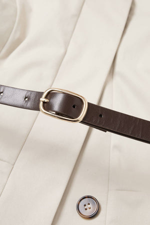 Belted High-Neck Utility Jacket